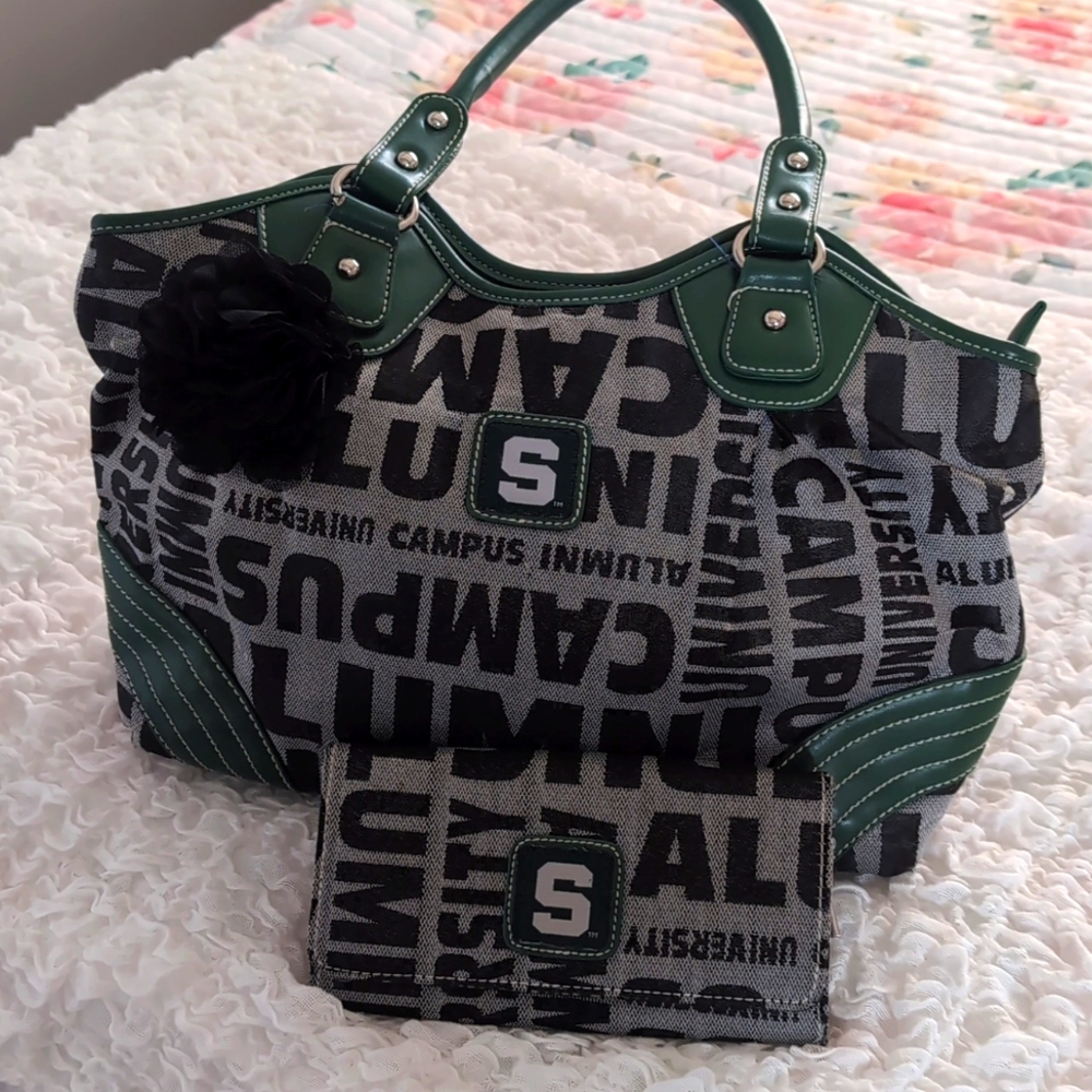 MSU purse and matching wallet
